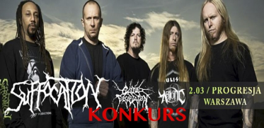 Wygraj bilet na koncert Suffocation w Warszawie