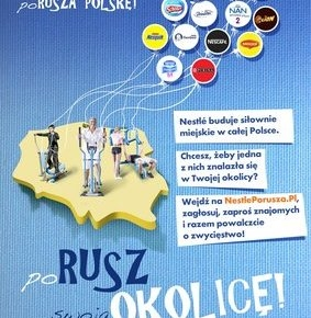Konkurs "Nestlé Polska ufunduje siłownie zewnętrzne dla 16 gmin"