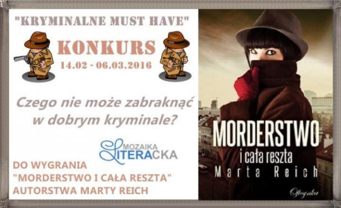 Wygraj powieść Marty Reich "Morderstwo i cała reszta"