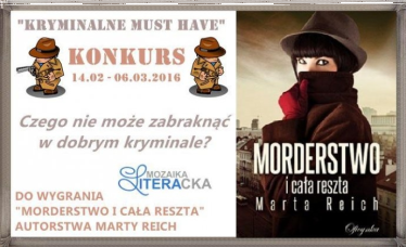 Wygraj powieść Marty Reich "Morderstwo i cała reszta"