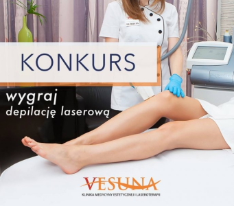 Wygraj zaproszenie na zabieg depilacji laserowej łydek lub ud, Kraków