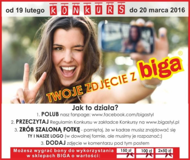 Konkurs "Twoje zdjęcie z Biga"