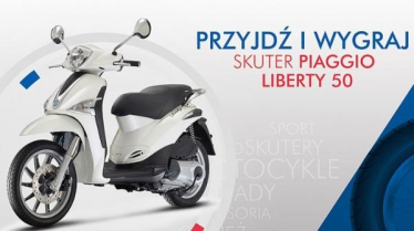 Konkurs "Przyjdź i wygraj skuter Piaggio Liberty" Warszawa