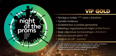 Wygraj wyjazd na koncert "Night of the Proms" w Atlas Arenie w Łodzi!