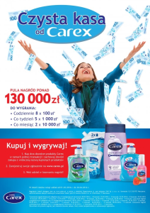 Konkurs "Czysta kasa od Carex"