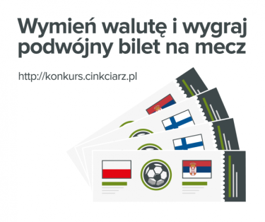 Konkurs "Wymień walutę i wygraj bilety"