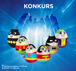 Wygraj maskotkę DC Superheroes