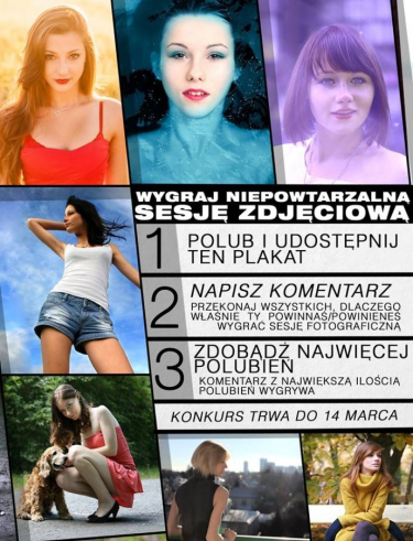 Wygraj sesję portretowa w Gdańsku, Warszawie lub Augustowie.