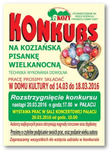 Konkurs na Koziańską Pisankę Wielkanocną 2016