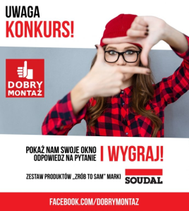 Konkurs "Pokaż nam swoje okno i wygraj zestaw produktów zrób to sam"