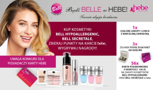 Premiowanie zakupów "Bądź BELLE w HEBE"