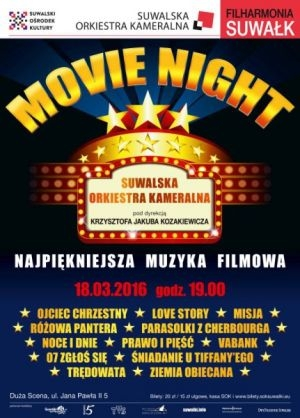 Wygraj wejściówki na koncert "Movie Night" w ramach Filharmonii Suwałk