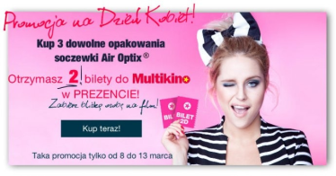 Konkurs "Kup soczewki i odbierz bilet do kina"