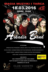 Wygraj zaproszenie na występ zespołu Arkadia Band! Ruda Śląsak