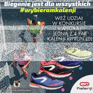 Konkurs "Bieganie jest dla wszystkich" Instagram