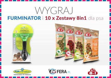 Wygraj Furminator i 10xzestawy 8w1 dla psa