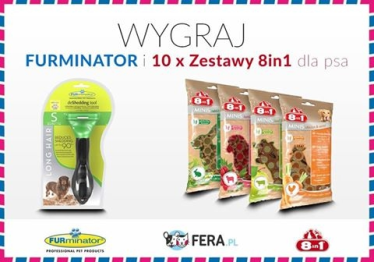 Wygraj Furminator i 10xzestawy 8w1 dla psa