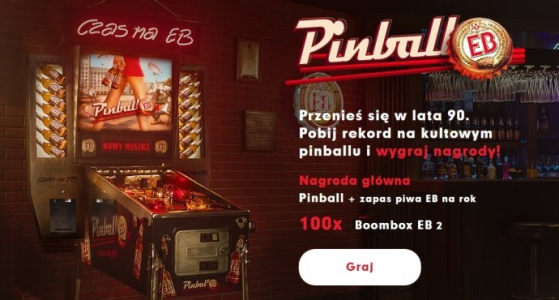 Konkurs "Pinball EB" II edycja, 18+, do godz. 12:00