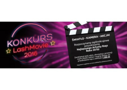 Konkurs filmowy "Lash Movie 2016-Światło - Kamera - Akcja"