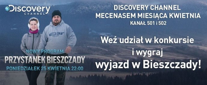 Konkurs "Discovery Channel mecenasem kwietnia"