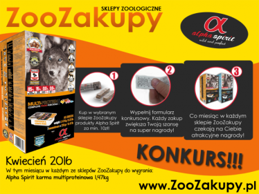 Konkurs "ZooZakupy & Alpha Spirit"