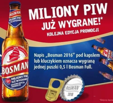 Loteria piwa Bosman, 18+