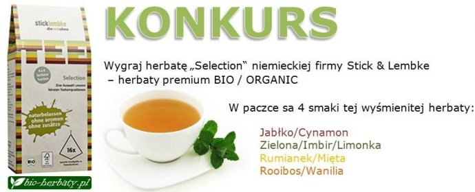 Wygraj herbaty "Selection"