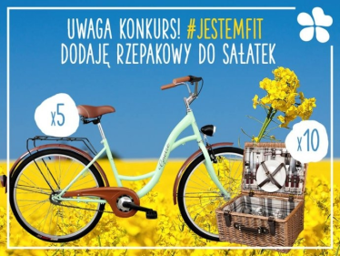Konkurs "#jestemfit – dodaję rzepakowy do sałatek"
