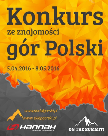 Konkurs ze znajomości gór Polski