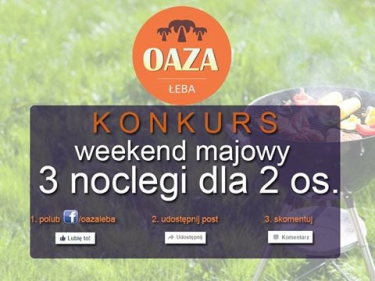Wygraj pobyt dla 2 osób w weekend majowy w Łebie!