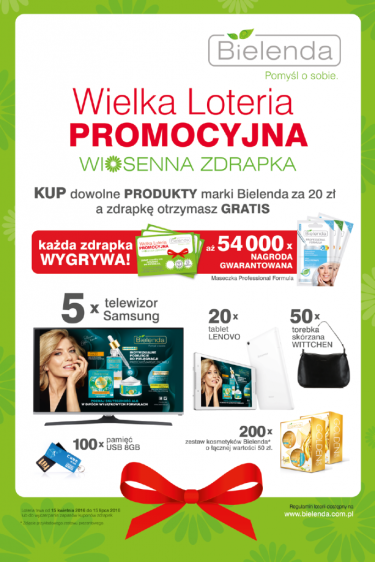 Konkurs "Wielka loteria promocyjna - wiosenna zdrapka"