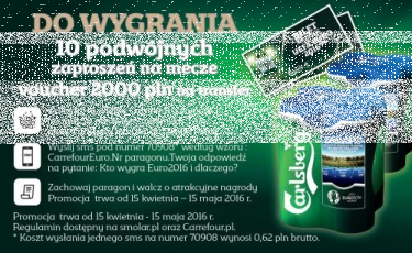 Konkurs "Carlsberg i Okocim w Carrefour" 18+