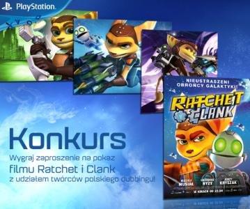 Konkurs "Pokaz filmu Ratchet i Clank" Warszawa