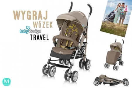 Konkurs: wygraj spacerówkę Baby Design Travel w kolorze beżowym