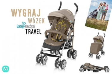 Konkurs: wygraj spacerówkę Baby Design Travel w kolorze beżowym
