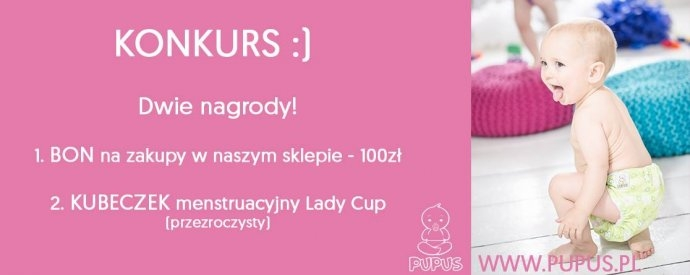 Wygraj bon na 100zł do wydania w sklepie pupus.pl