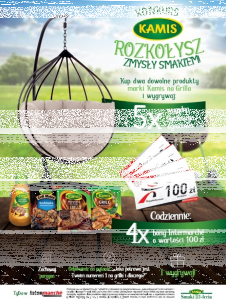 Konkurs "Kamis-Rozkołysz zmysły smakiem'' w Intermarche