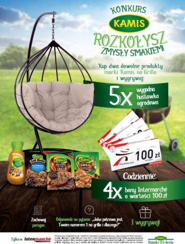 Konkurs "Kamis-Rozkołysz zmysły smakiem'' w Intermarche
