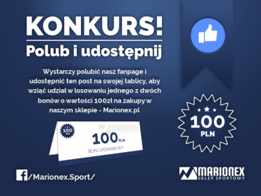 Konkurs "Udostępnij post i wygraj bon o wartości 100zł"