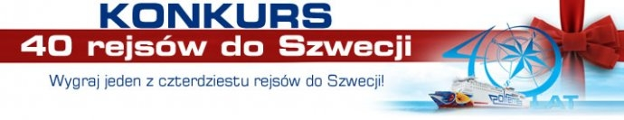Konkurs "40 rejsów do Szwecji"