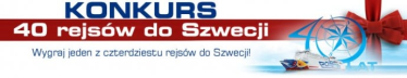 Konkurs "40 rejsów do Szwecji"