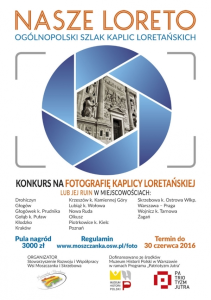Konkurs "Nasze Loreto – ogólnopolski szlak kaplic loretańskich"