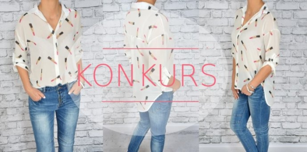 Wygraj bluzkę LIPSTICK w kolorze białym