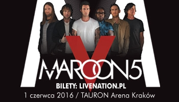 Wygraj podwójną wejściówkę na koncert Maroon 5 w Krakowie