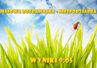 Konkurs "Majowa rozdawajka z KiniArt"