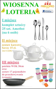 Wiosenna loteria, wygrywają 3 osoby - WYBRANE POWIATY