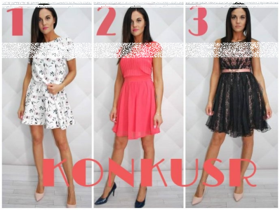 Wygraj jedną z trzech pięknych sukienek