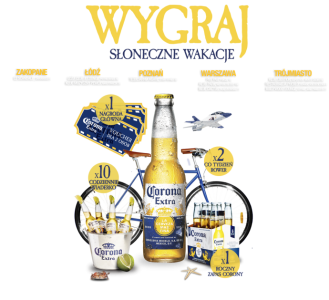 Konkus "Słoneczne wakacje z Coroną" 18+