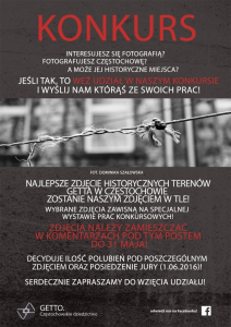 Konkurs "GETTO. CZĘSTOCHOWSKIE DZIEDZICTWO"