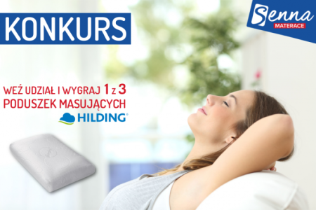 Wygraj masującą poduszkę marki Hilding